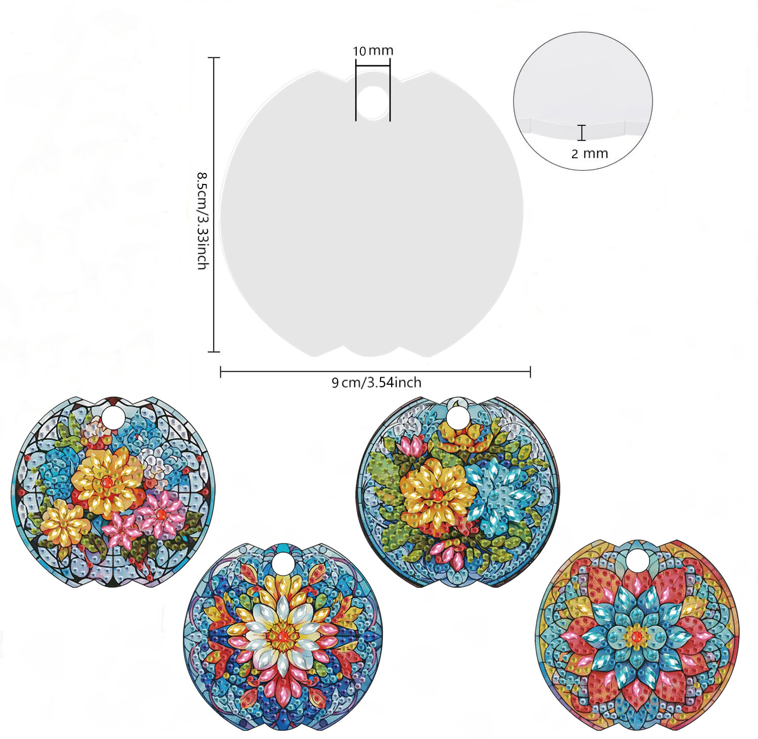 4 шт., художественный набор с  – обзор и цена Craft Embellishments