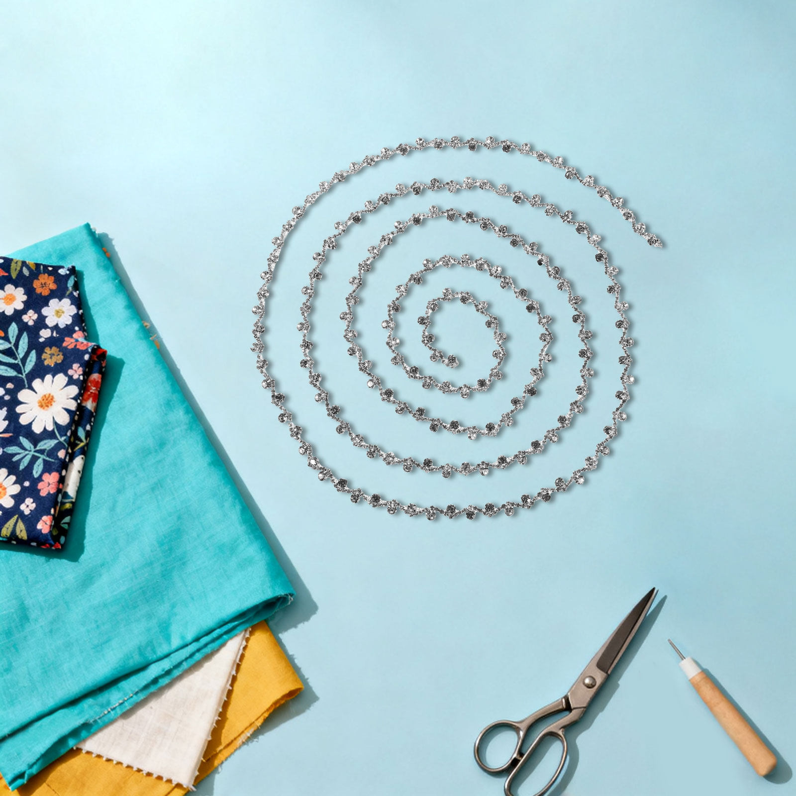 Цепочка из стразов, кристаллич – обзор и цена Sew On Rhinestone